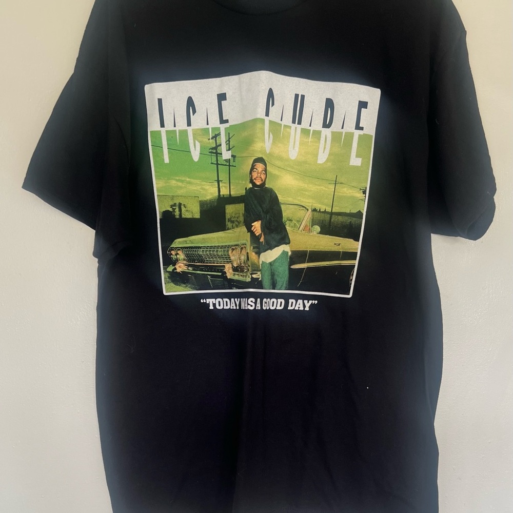Black Graphic T-Shirt. SOLD